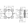 Скрытая часть смесителя IDEAL STANDARD EASY-BOX A1000NU